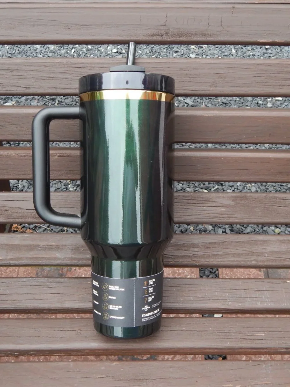 Stanley x Wicked 40oz FlowState Quencher Tumbler Elphaba For Good